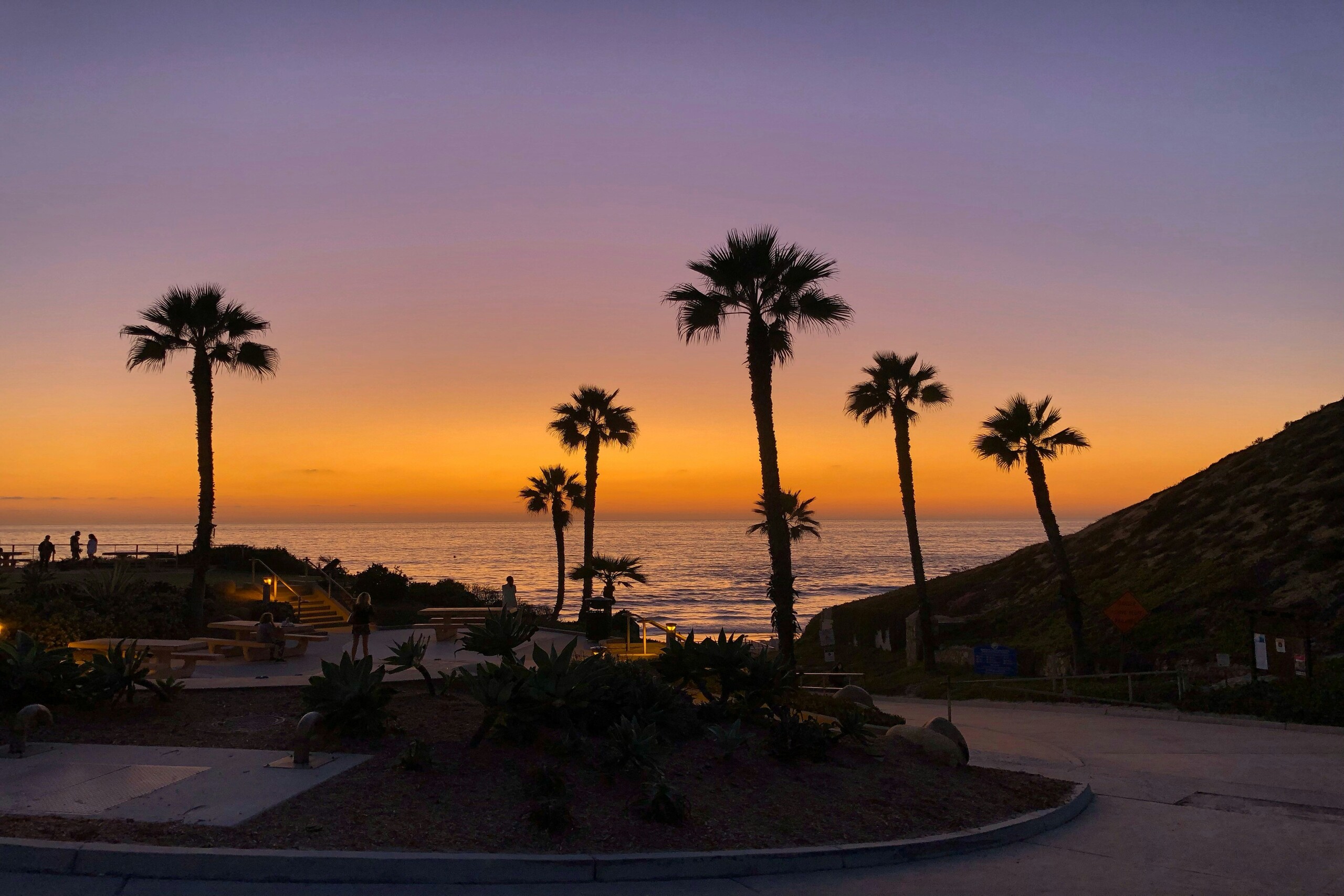 Mobile car detailing Solana Beach coastal bluffs and beach view