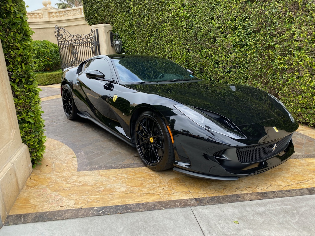 Ferrari 812 detailed at a La Jolla estate