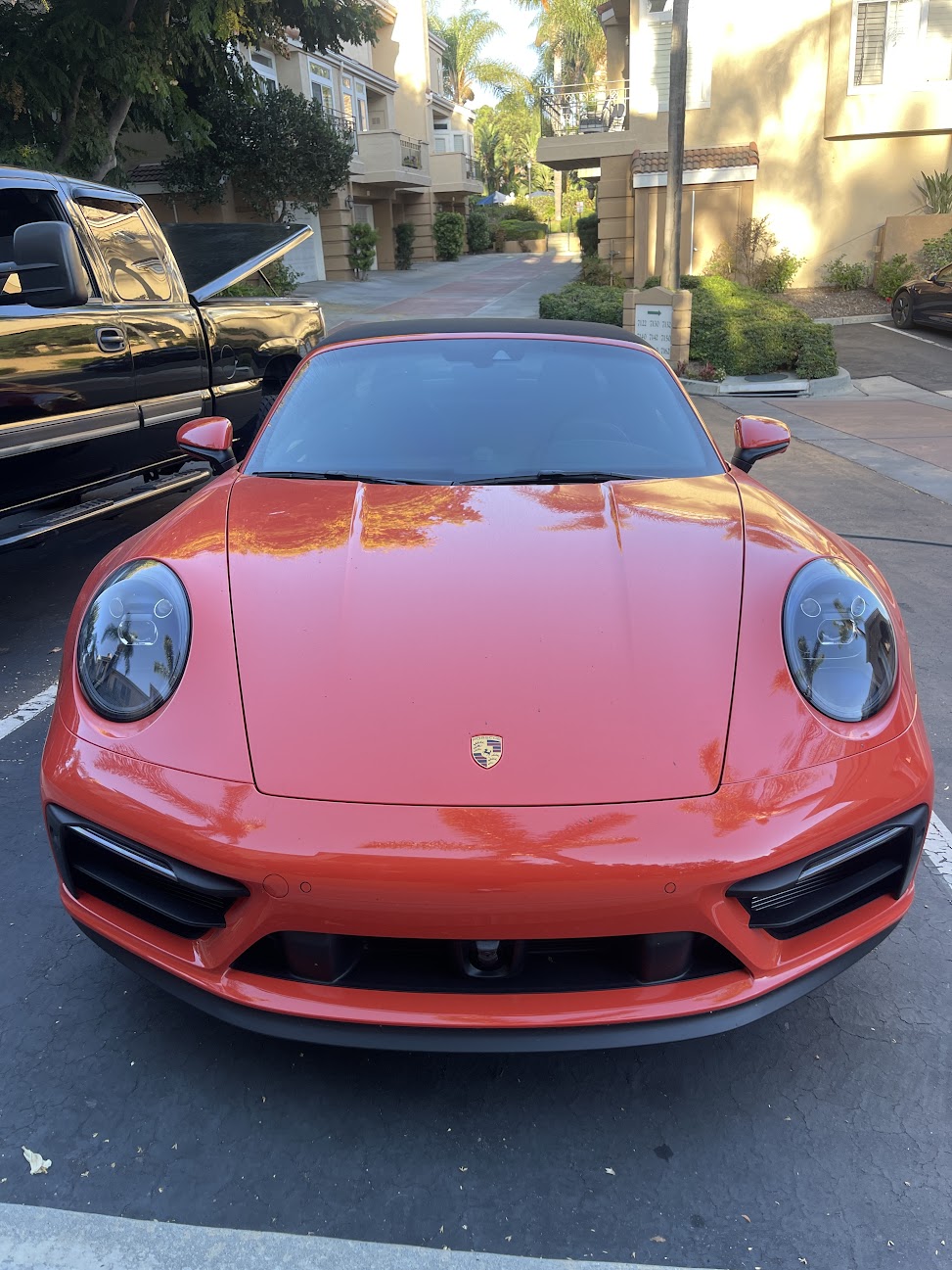 Porsche 911 Targa detailed at a University City home by La Jolla Mobile Car Detail